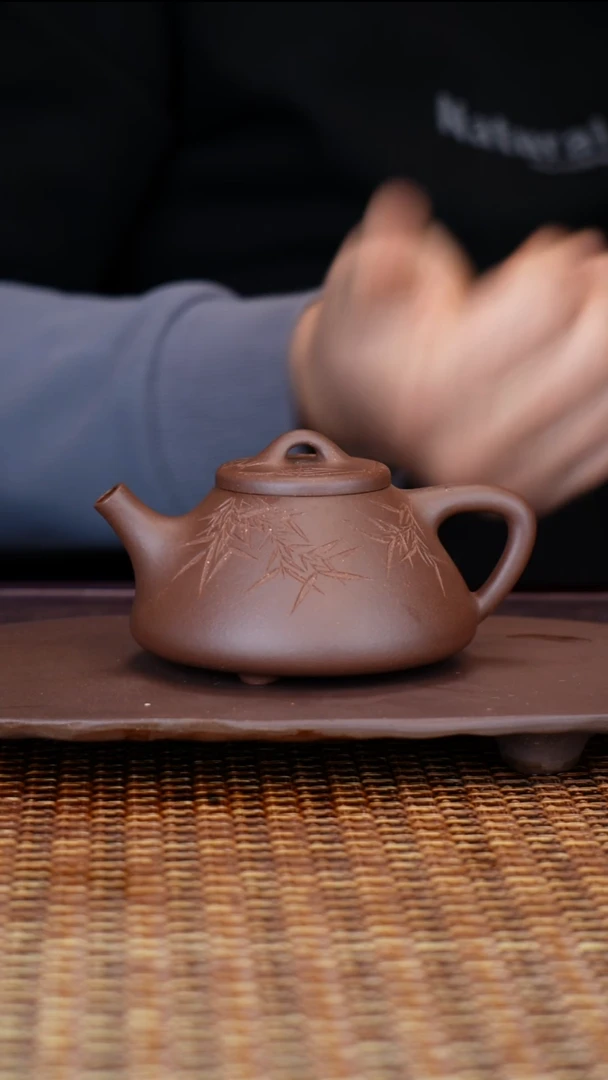 茶壶紫砂汀禾紫砂《石瓢》