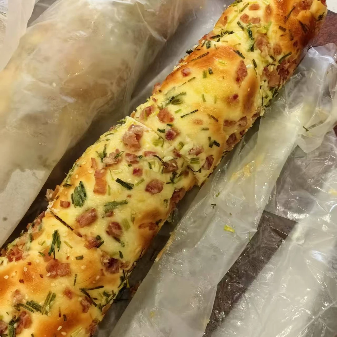香葱火腿肉松面包