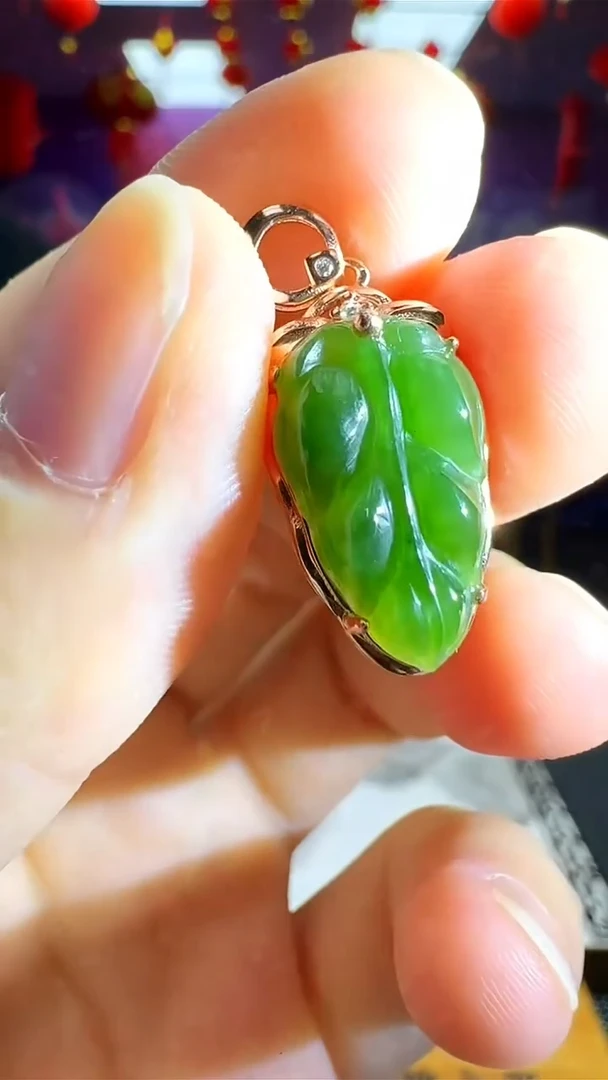 吊坠(不含链)银S925镶嵌和田玉吊坠-带绳子