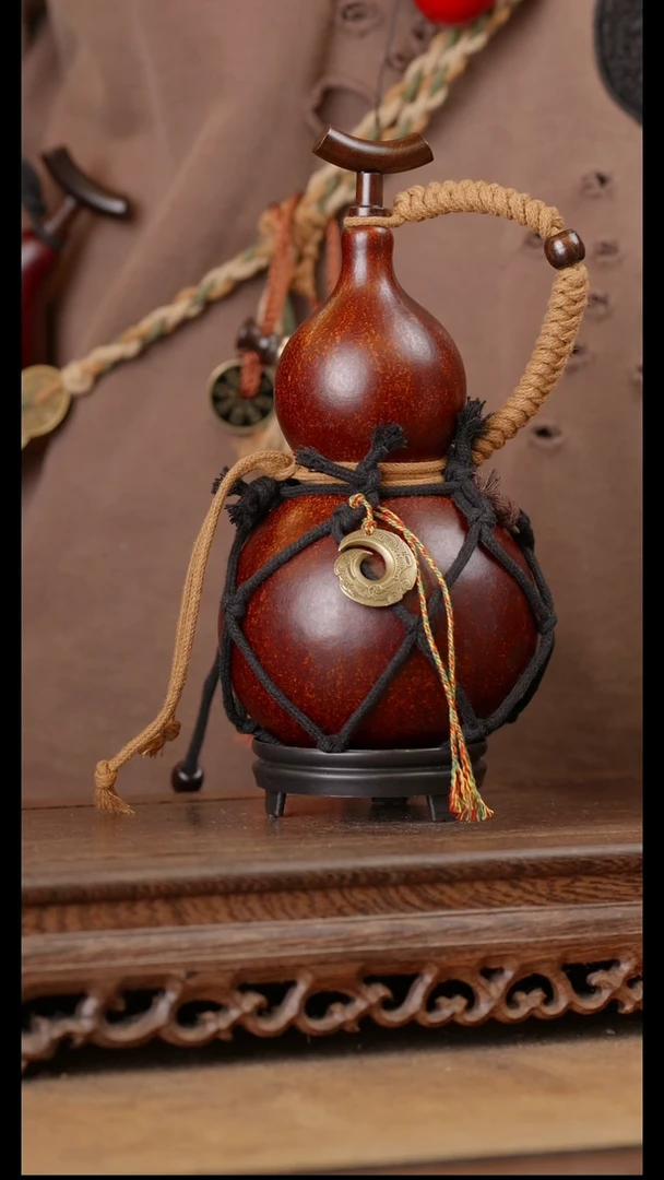 119号精品天然大漆酒葫芦一物一拍~