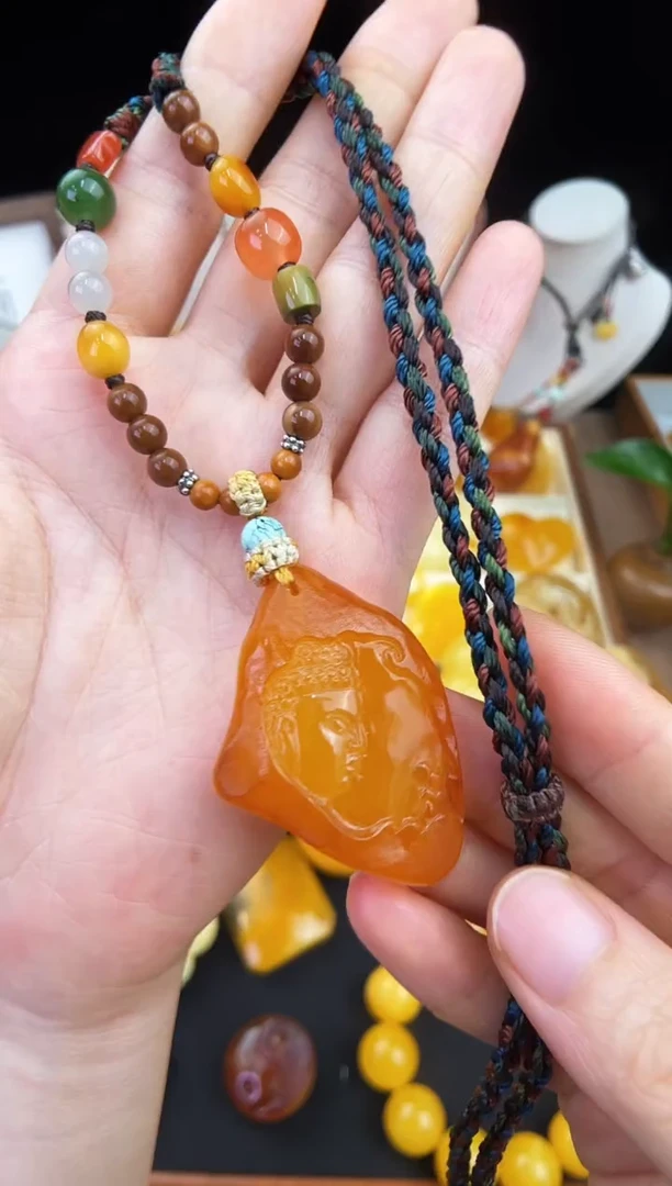琥珀未镶嵌珠宝奇石柒月