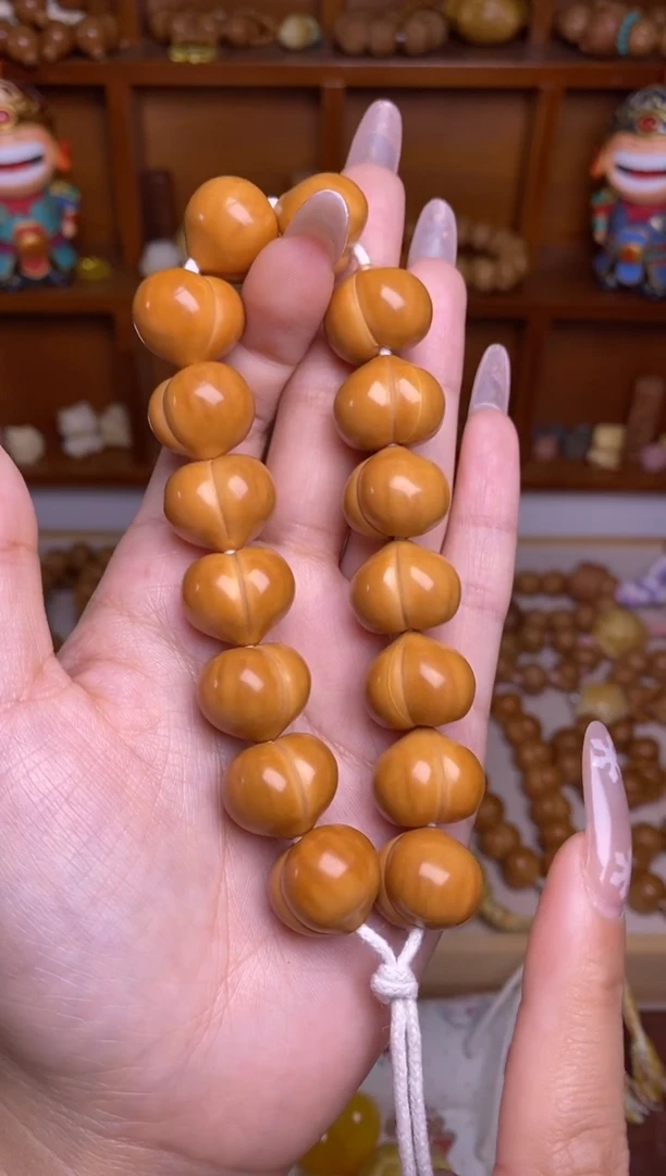 把件猴头核桃17➕超大尺寸玻璃底高定款柯基屁桃手持