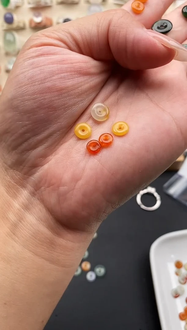 裸石翡翠苓*玖缅甸天然A货翡翠11   3-