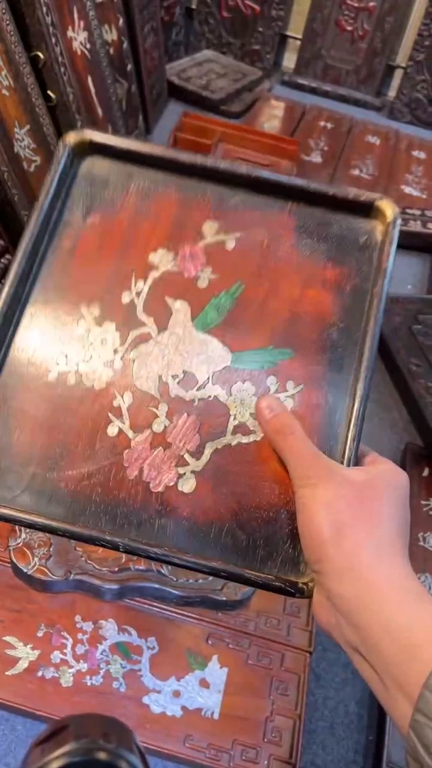 【闪购商品】非洲紫檀（红花梨）赏盘