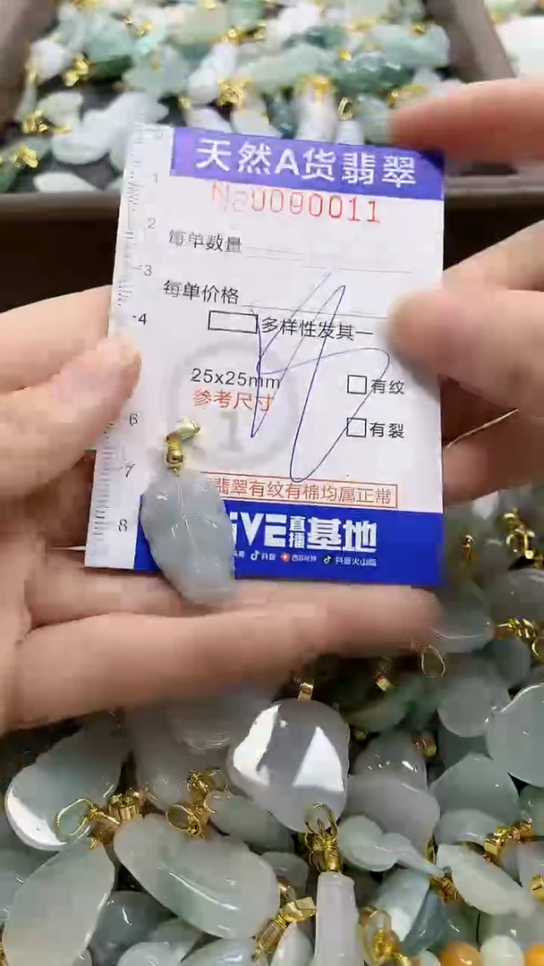 颈饰未镶嵌翡翠天然A货翡翠