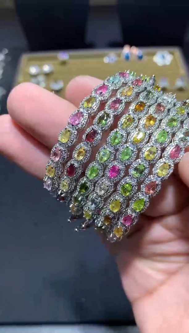 未镶嵌手镯碧玺E76【多样性发其一】