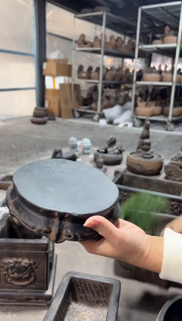 陶土【火山泥】金箍坛底座