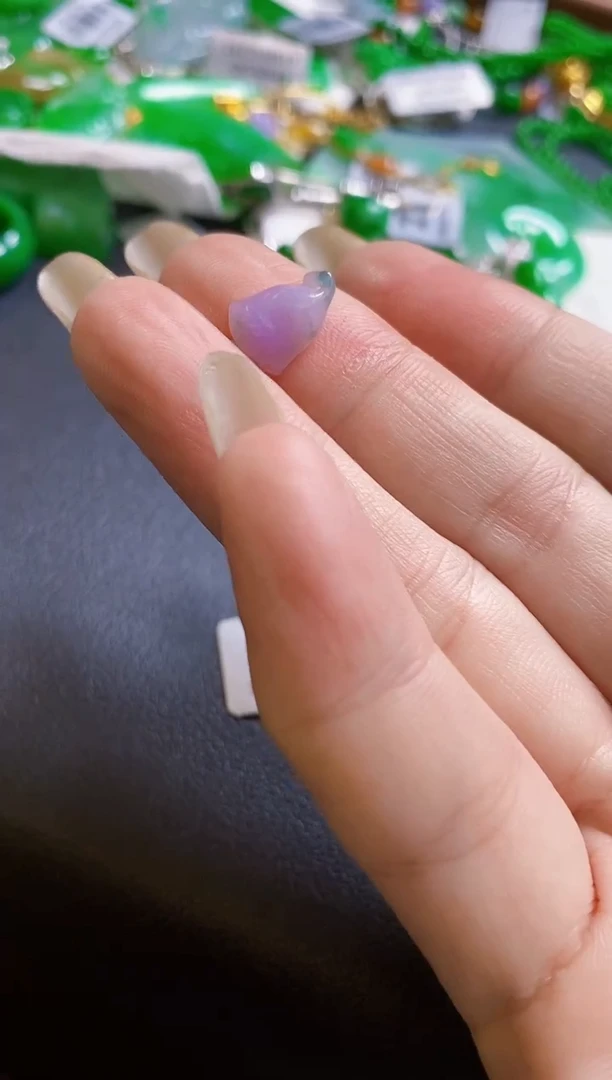 【闪购商品】翡翠颈饰18K金镶嵌提溜