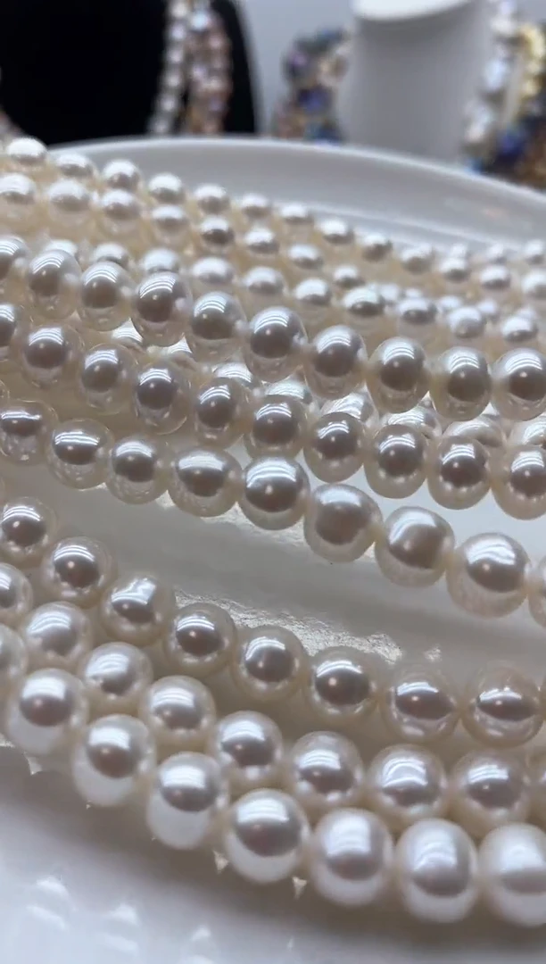 【闪购商品】淡水珍珠颈饰钛钢120