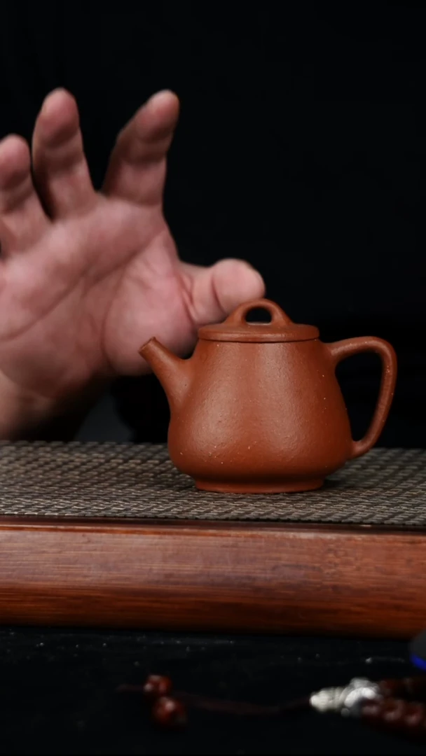 茶壶紫砂原矿生砂朱泥高石瓢