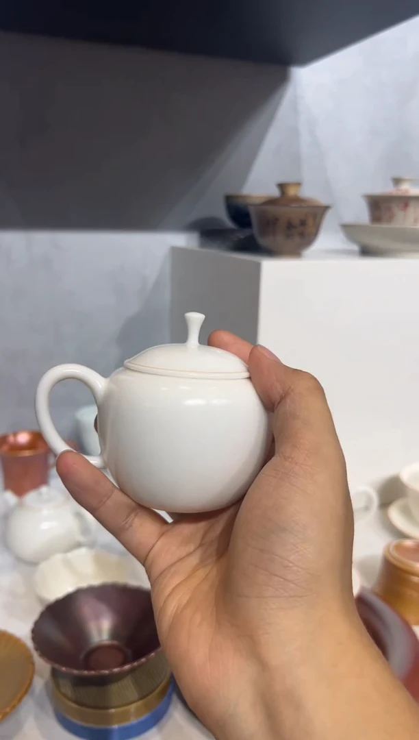 16柴房陶瓷汝瓷壶