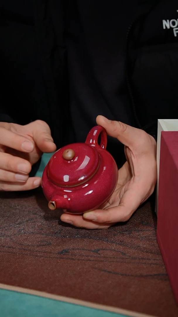 【闪购商品】98-3仿古壶（满红刘富安工作室）