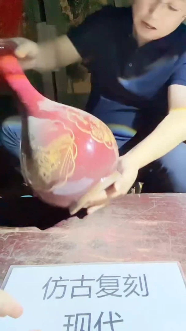 摆件景德镇陶瓷流水151