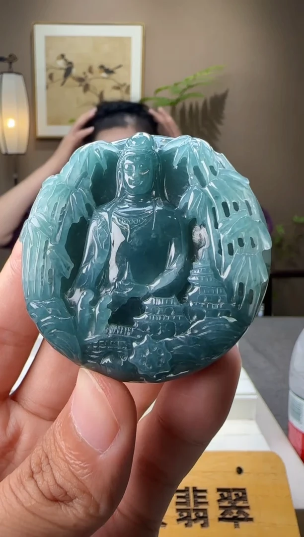 吊坠(不含链)未镶嵌翡翠AR@@960Q1J15656