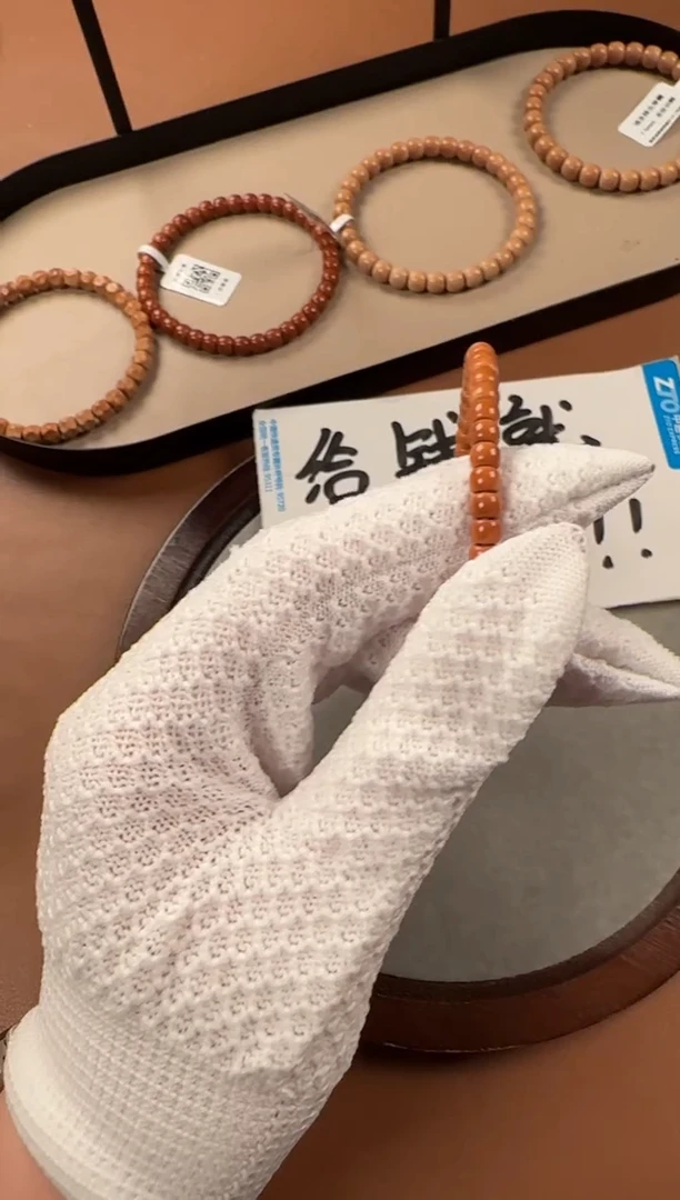 手串橄榄核4.9mm核尖单圈手串，老挝一代核