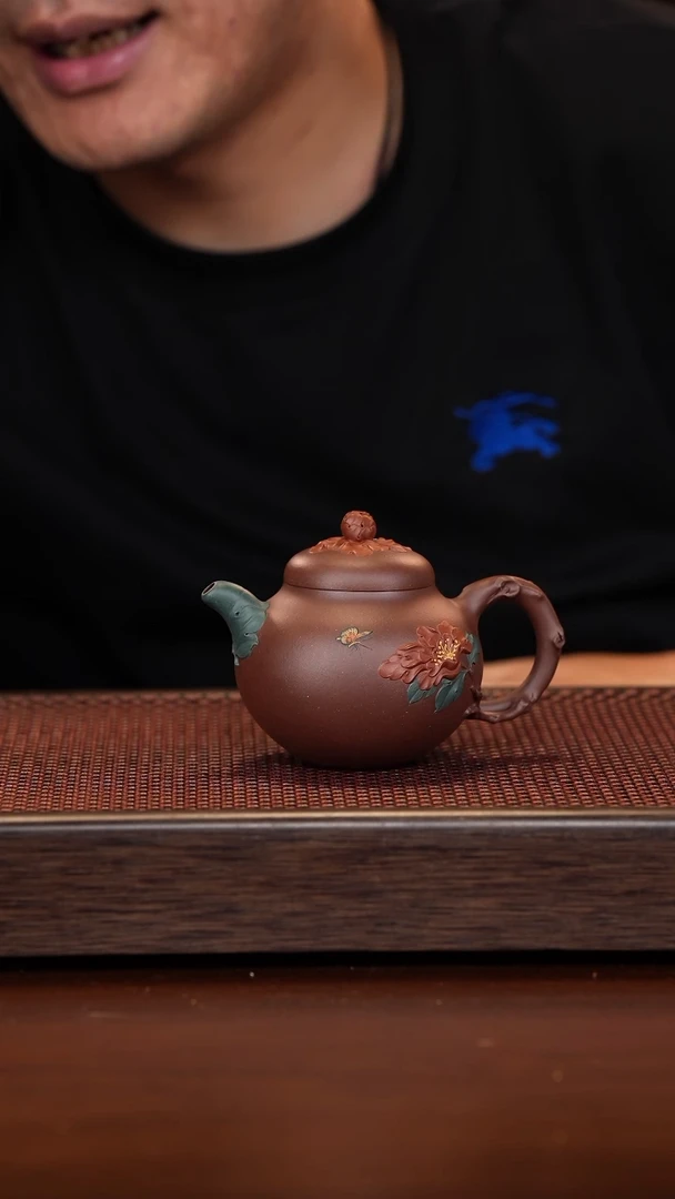 茶壶紫砂晚**风徐壶记精品紫砂壶