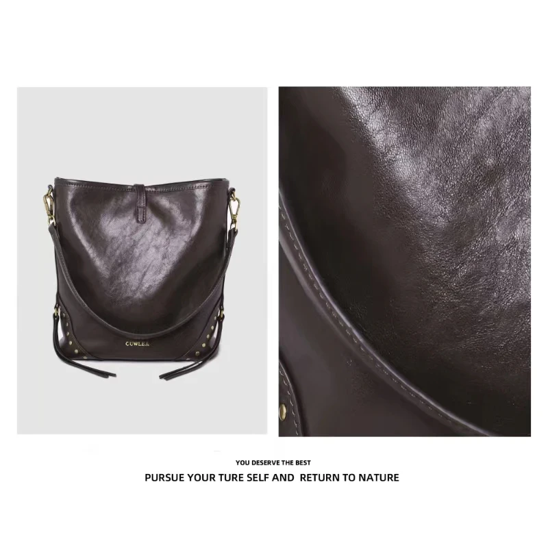 时尚新款单肩水桶包福袋包E1026