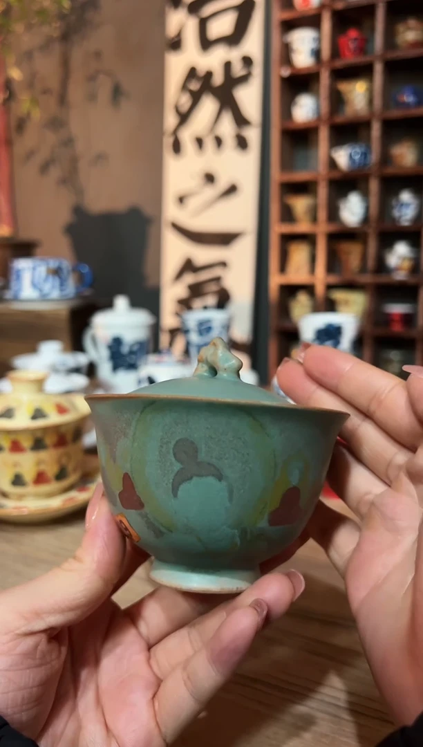 【闪购商品】观云听雨原创手绘茶具