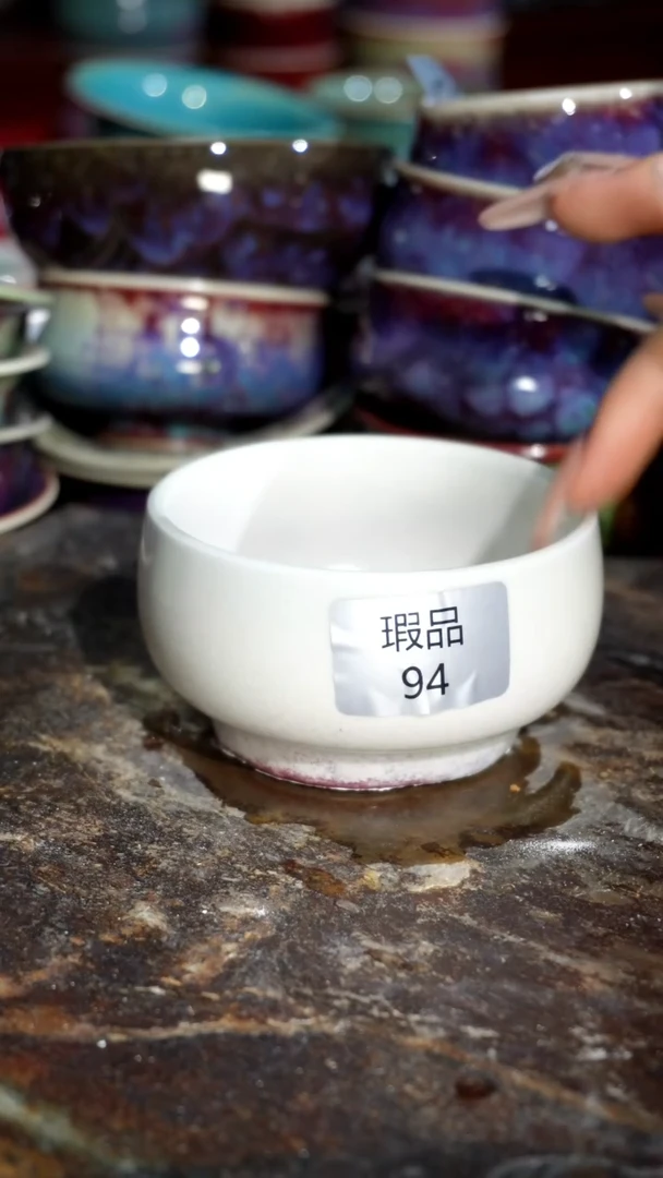 摆件精品窑变钧瓷茶器