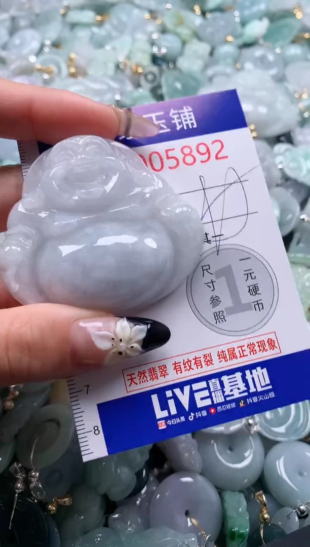 翡翠未镶嵌颈饰5892