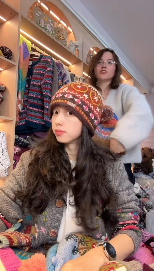 纯棉美利奴美拉德爱心帽