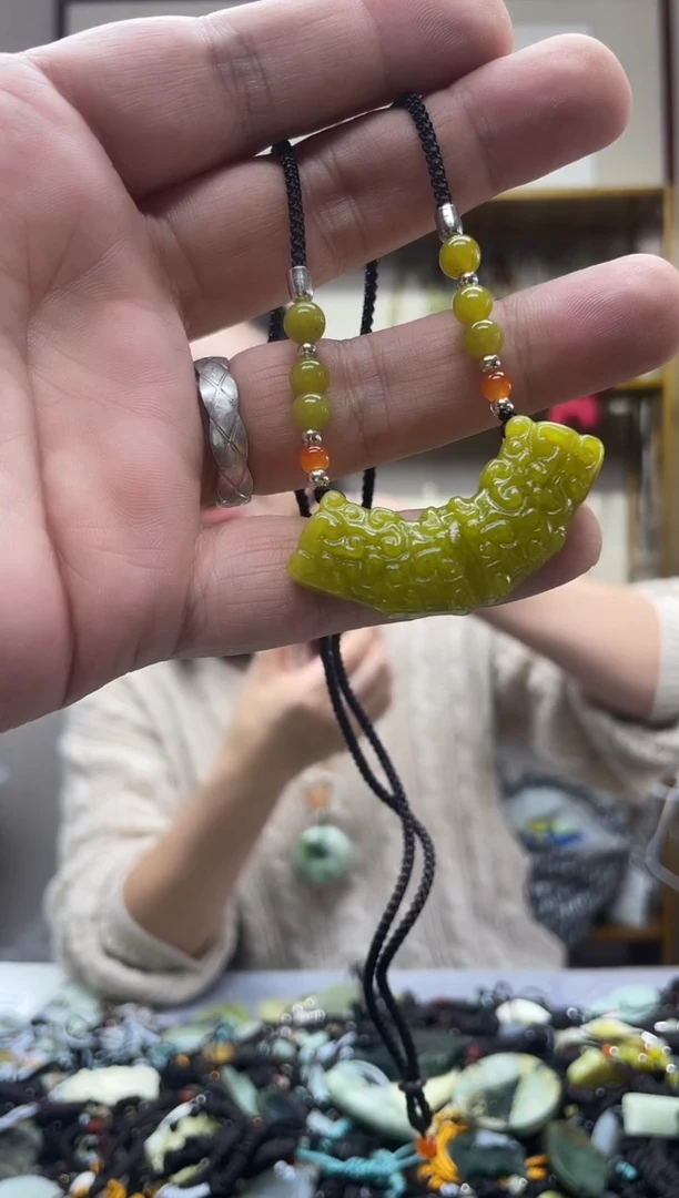 未镶嵌岫玉吊坠多样性发货*拍一发一