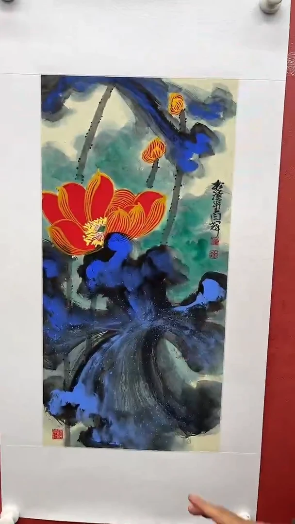 国画闫辉-2平尺-花鸟-补书