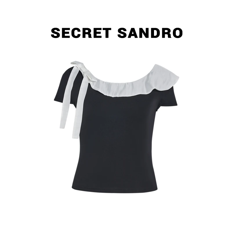 【乐章】Secret Sandro 鸥小柒 上衣 S55202037C