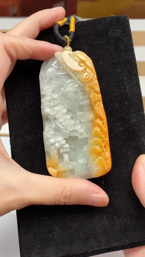 颈饰未镶嵌翡翠牌子