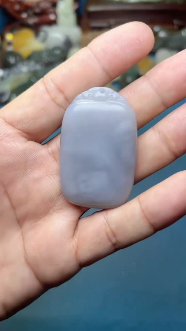 和田玉未镶嵌挂件-