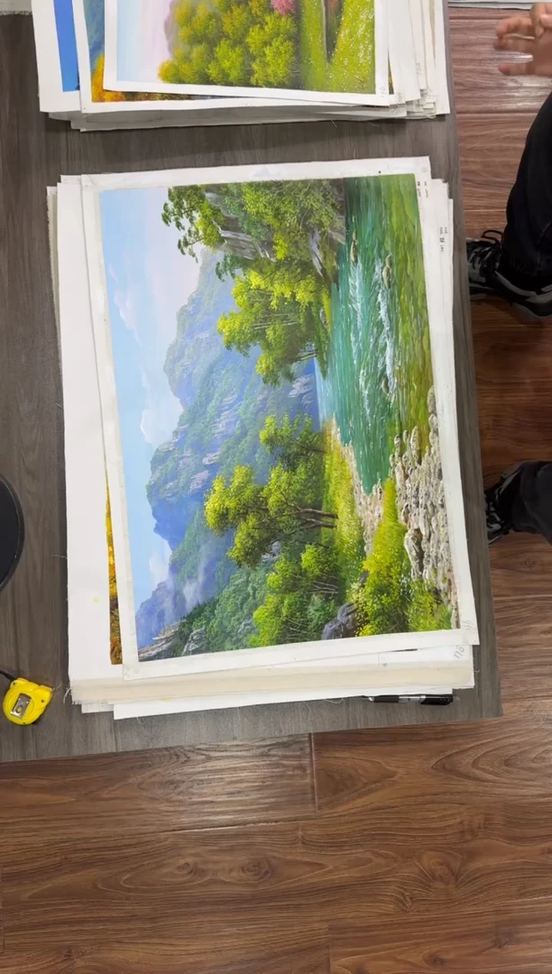 油画【132号】约50*70丨朝鲜原创纯手绘孤品油画丨顺丰包邮