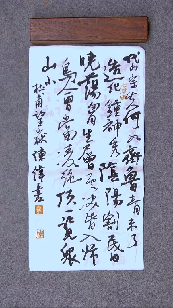 书法陈伟  湖北 51*28尺寸