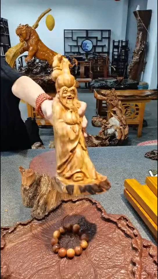木郑*寿星，摆件，果香