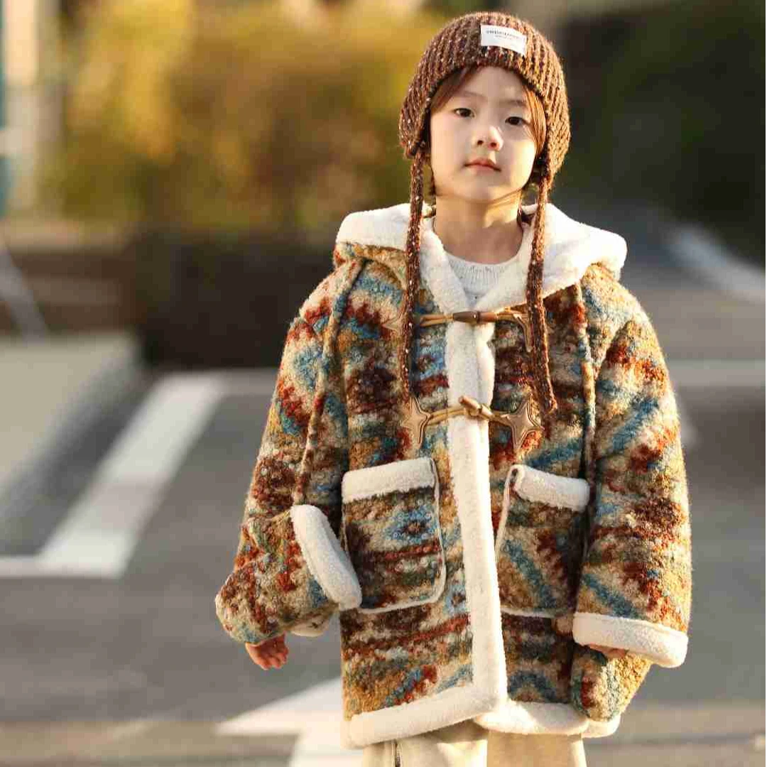 【专柜同款】费尔岛儿童加厚款冬季洋气外套DGW57897
