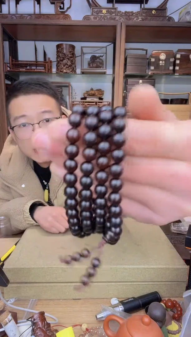 【闪购商品】乌木类书架223小叶紫檀0.8*108多圈