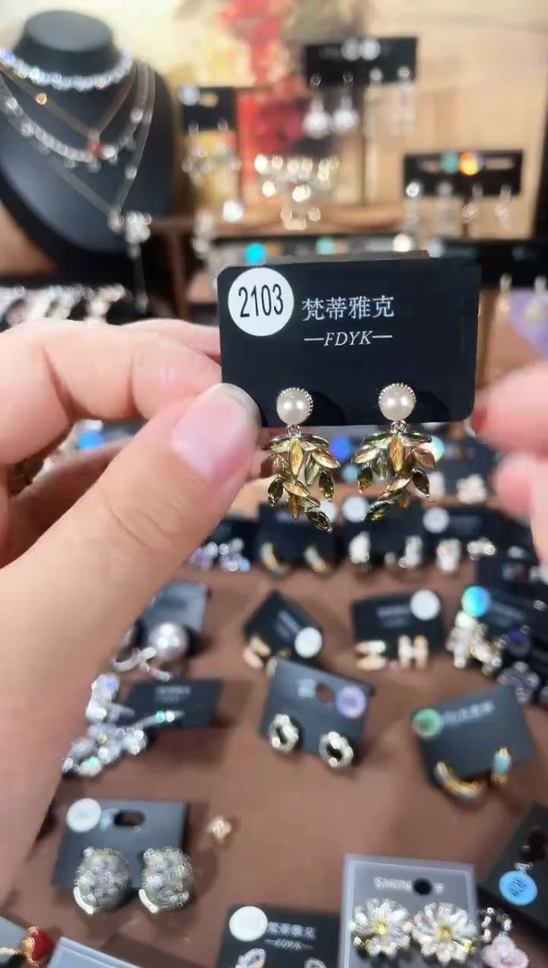 合金925银锆石梵2103