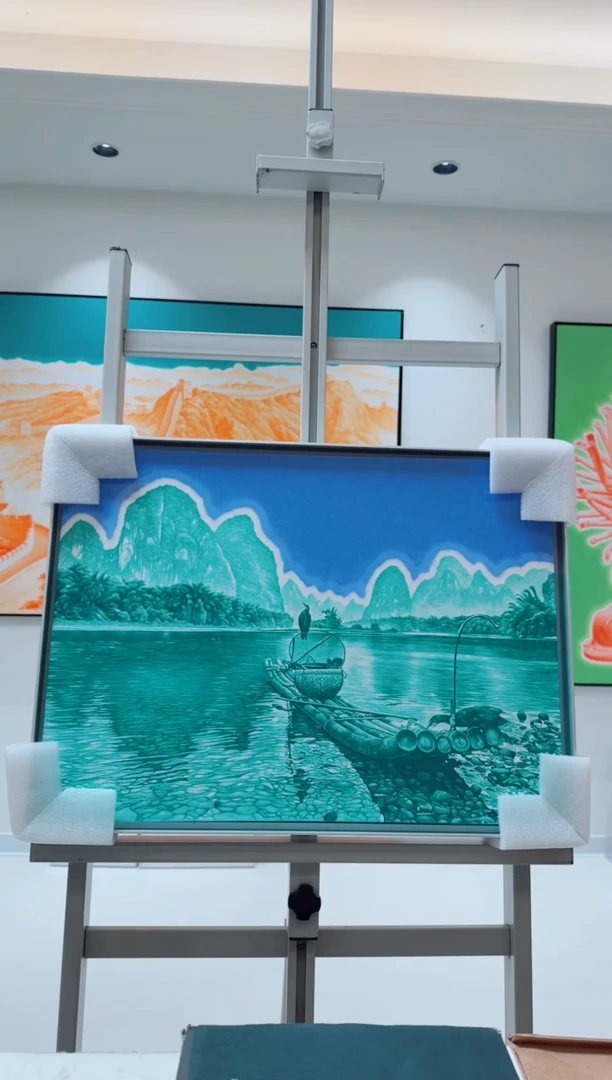 油画冯丽鹏油画厚作