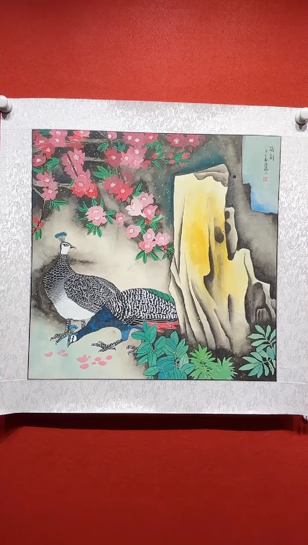 国画秦燕格国画手绘作品Y25