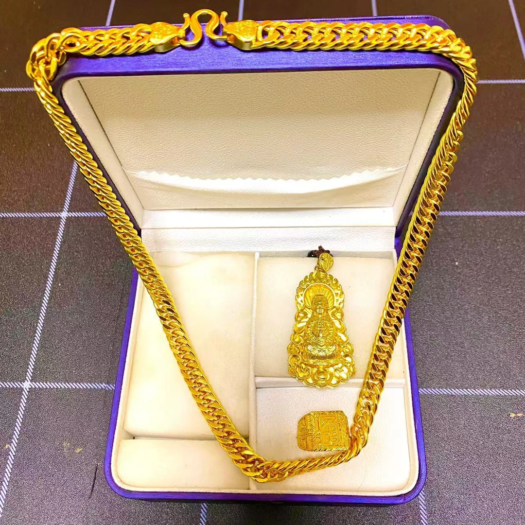 抖音好物 经典时尚金典男士霸气链老板项链