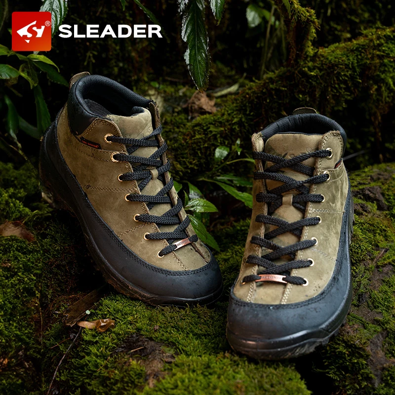 斯立德登山鞋在路上专业男款登山徒步防水防滑四季户外休闲鞋