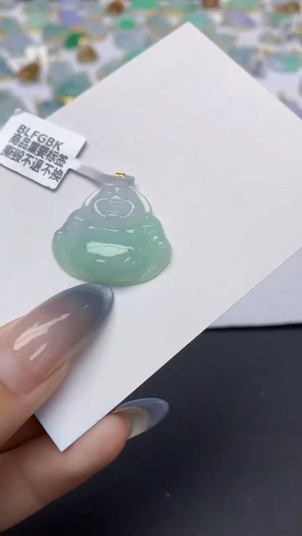 翡翠未镶嵌颈饰天然a货翡翠