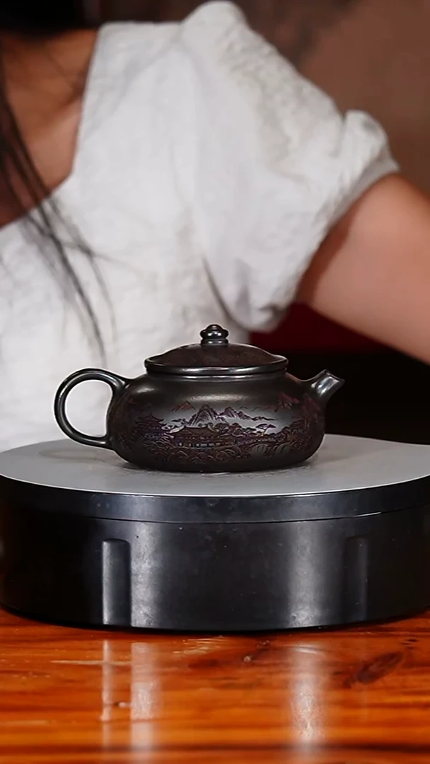 宜兴原矿紫砂壶茶壶250C