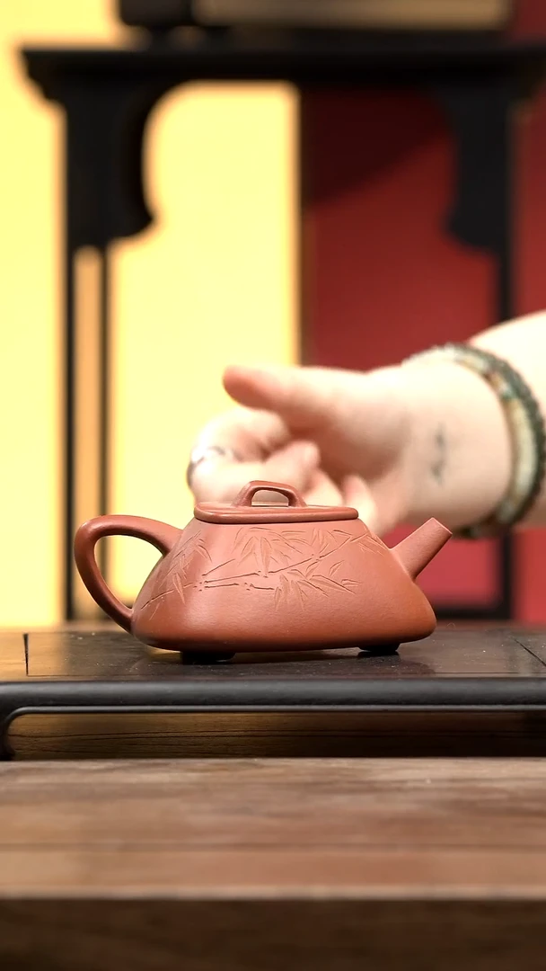 茶壶紫砂五堂三角瓢（蛮荒）