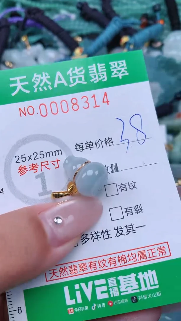 翡翠未镶嵌颈饰.0008314