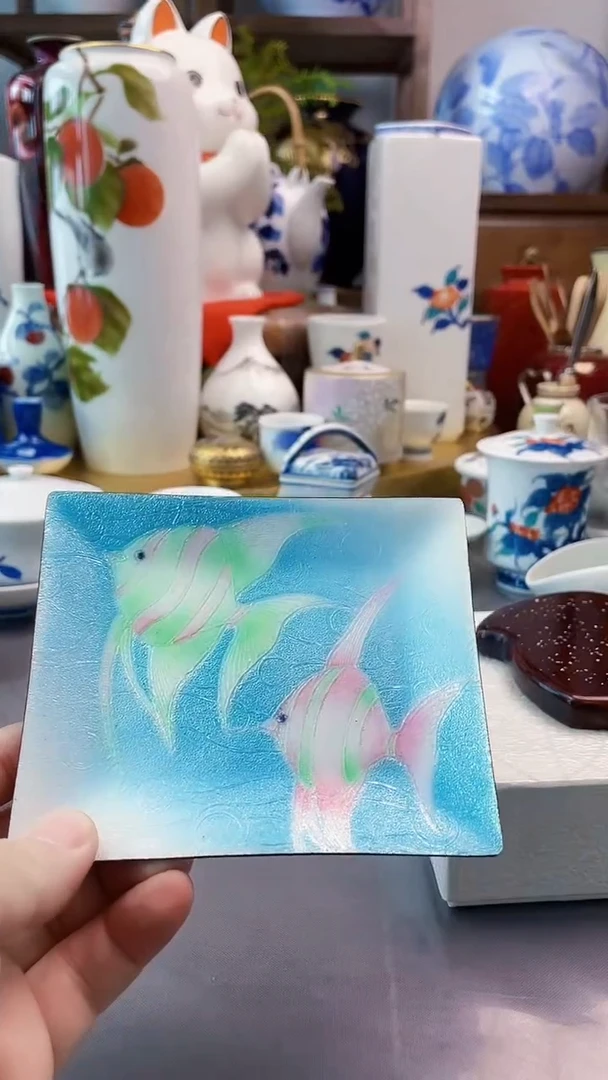 瓷片七宝盘一一一