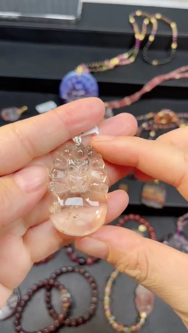 未镶嵌颈饰水晶【百晶灵儿】定制款