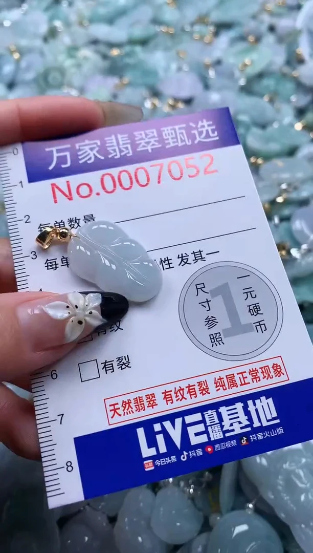 翡翠未镶嵌颈饰7052