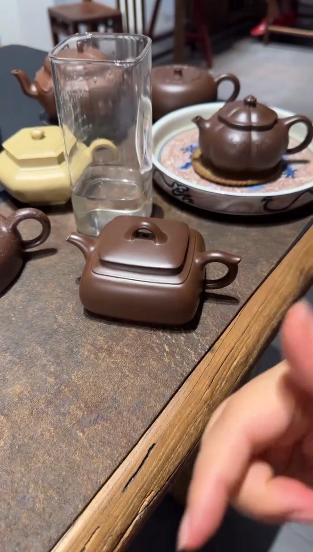 茶壶紫砂祸**下长四方 紫砂壶