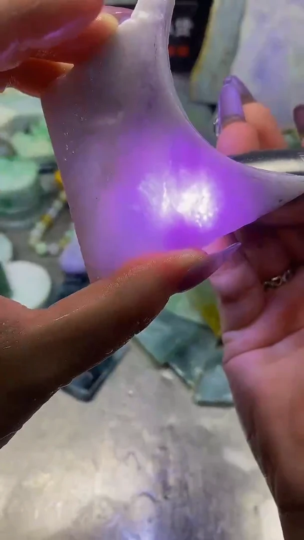 翡翠未镶嵌脚链天然缅甸翡翠A货711