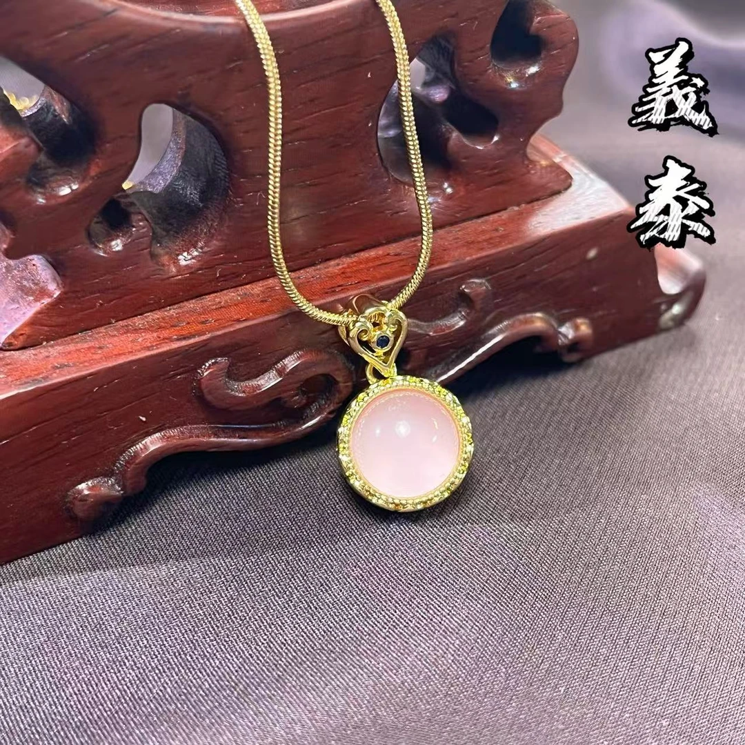 钨金吊坠 【印象吉祥】0媒粉吊坠05554